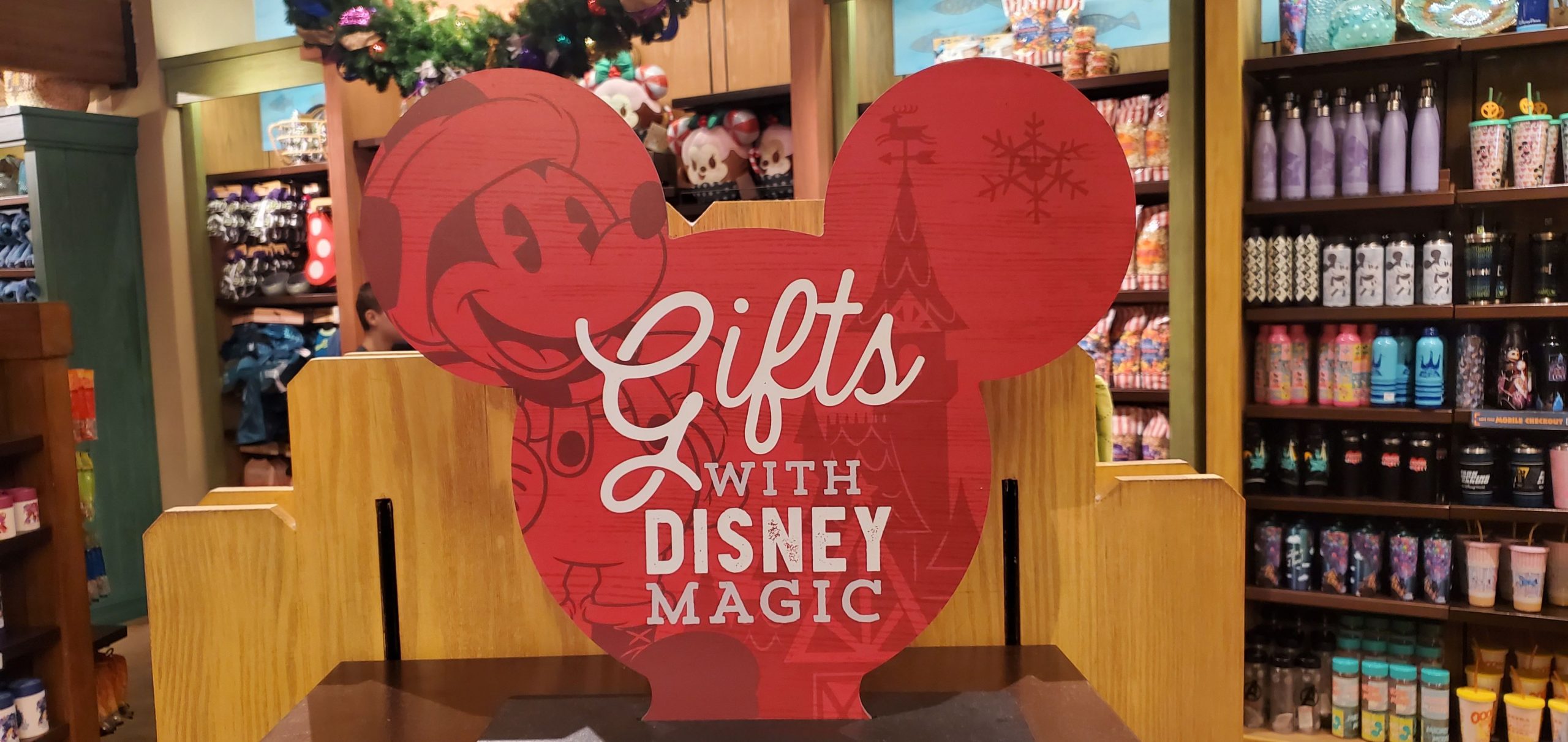 Gifts with disney magic sign